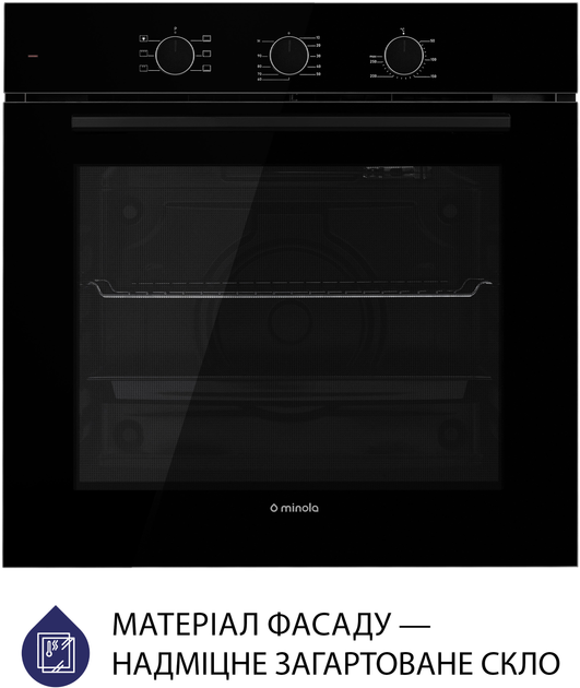 Духова шафа електрична Minola EO 665 BL - зображення 2