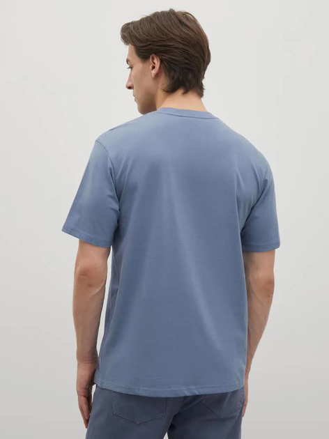 Футболка хлопковая длинная мужская Threadbare tbmt08480b98 L Голубая с ...