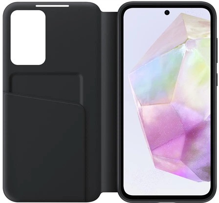 Чохол-книжка Samsung Smart View Wallet Case для Samsung Galaxy A35 Black (EF-ZA356CBEGWW) - зображення 4