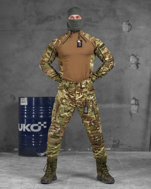 Тактичний штурмовий костюм Oblivion з посиленими колінами весна/літо XL мультикам (85783) - зображення 1