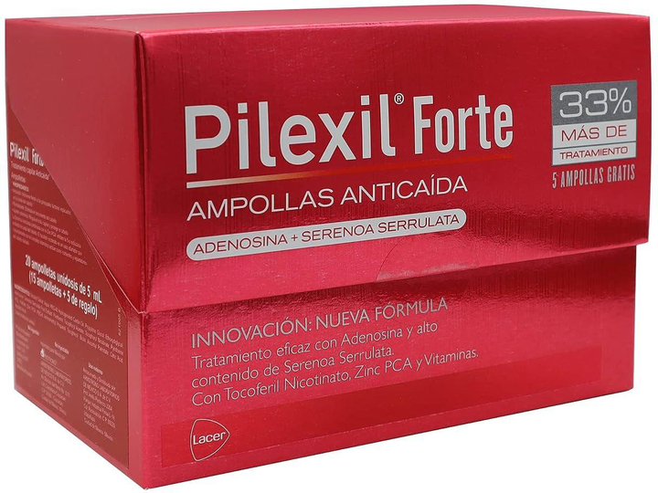 Ampułki do włosów Pilexil Forte Anti Hair Loss 15 x 5 ml (8470001657909) - obraz 1