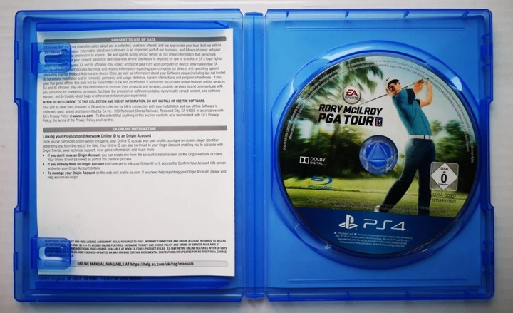 Rory McIlroy PGA Tour, Б/У, английская версия - диск для PlayStation 4 - Фото 2 Rory McIlroy PGA Tour, Б/У, английская версия - диск для PlayStation 4 - изображение 2