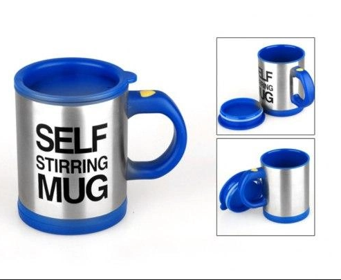 Кружка мешалка SELF Stiring mug (Тип 1) Синяя - Фото 3 Кружка мешалка SELF Stiring mug (Тип 1) Синяя - изображение 3