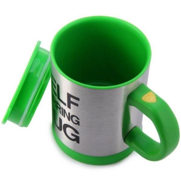 Кружка мешалка SELF Stiring mug (Тип 1) Зеленая - Фото 3 Кружка мешалка SELF Stiring mug (Тип 1) Зеленая - изображение 3