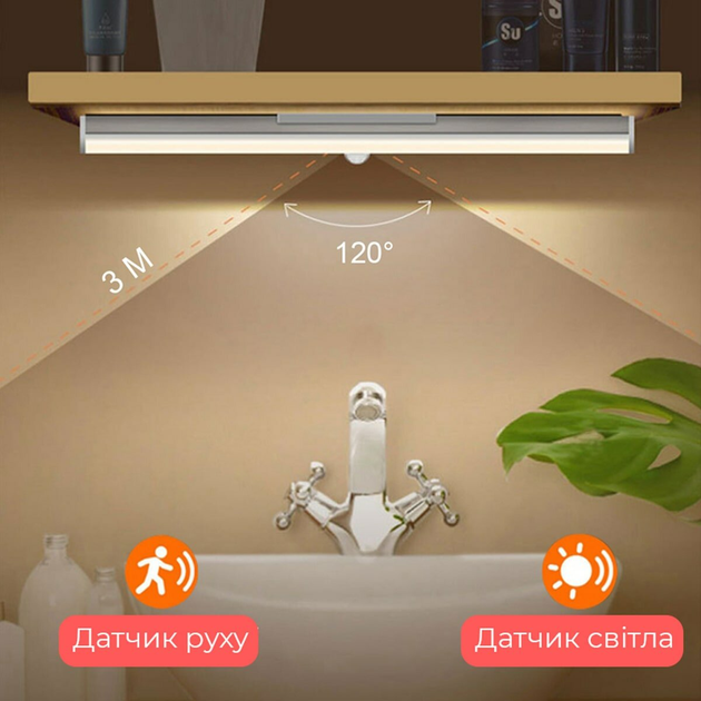 Светодиодная сенсорная лампа 210 мм SW-00001439 - изображение 2
