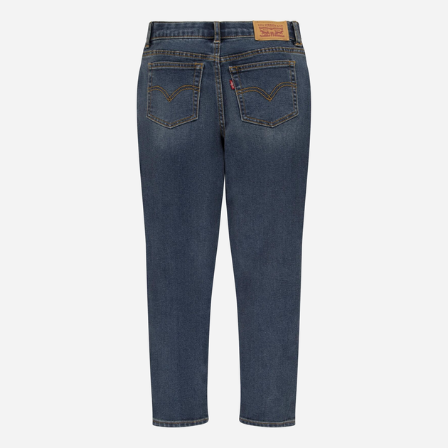 Jeansy mom fit młodzieżowe dziewczęce Levi's Lvg Mini Mom Jeans 4EG377-BIU 134-140 cm Ciemnoniebieskie (3666643045876) - obraz 5