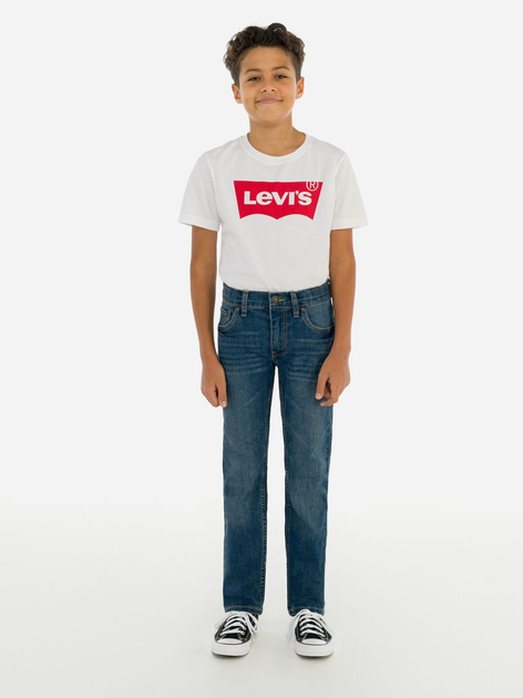 Jeansy młodzieżowe chłopięce Levi's Lvb-511 Slim Fit Jeans 9E2006-M8N 170-176 cm Jasnoniebieskie (3665115038262) - obraz 3