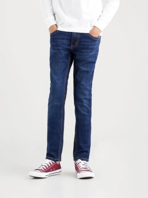 Підліткові джинси для хлопчика Levi's Lvb-510 Skinny Fit Jeans 9E2008-D5W 134-140 см Сині (3665115039030) - зображення 1