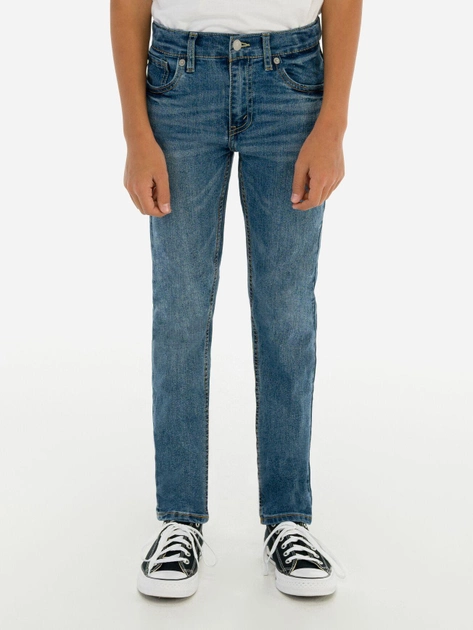 Підліткові джинси для хлопчика Levi's Lvb-510 Skinny Fit Jeans 9E2008-L5D 134-140 см Світло-сині (3665115038835) - зображення 1
