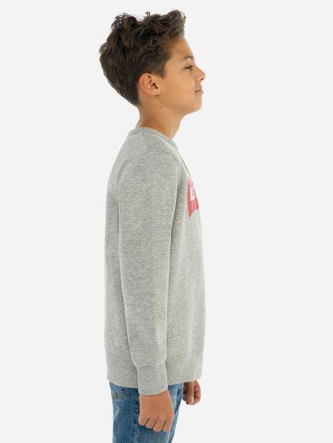 Bluza bez kaptura chłopięca Levi's Lvb-Batwing Crewneck Sweatshirt 9E9079-C87 122-128 cm Szara (3665115046120) - obraz 4
