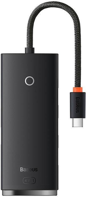 USB-хаб USB HUB Baseus WKQX080101 USB-C 4-портовий 25 см (WKQX080101) - зображення 1