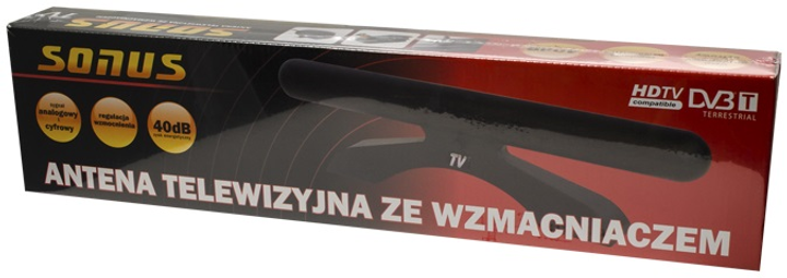 Antena TV DPM pokojowa DVB-T i DVB-T2 VHF/UHF 40 dB (SONUSTV) - obraz 7