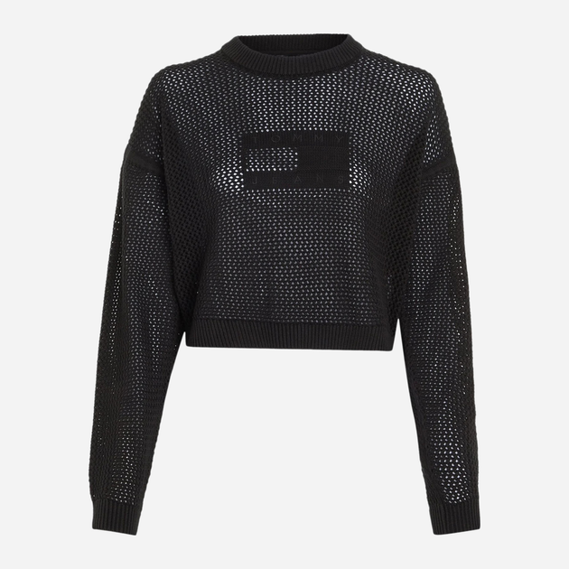 Sweter damski z bawełny Tommy Jeans DW0DW17755-BDS M Czarny (8720646695508) - obraz 4