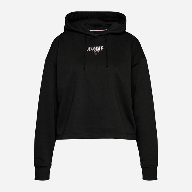 Худі жіноче Tommy Jeans DW0DW17797-BDS S Чорне (8720646649525) - зображення 4