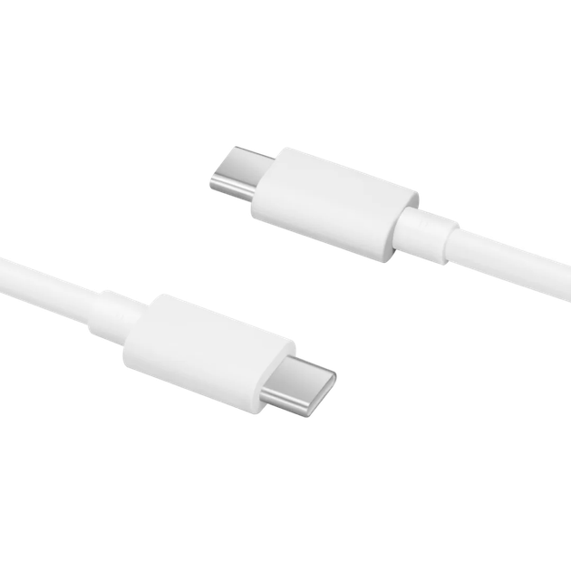 Кабель Data Cable UltraDART / SuperVOOC/Warp/150W/240W/10A 1m Type-C на Type-C/USB-C (OEM) (017260) (white) - Фото 2 Кабель Data Cable UltraDART / SuperVOOC/Warp/150W/240W/10A 1m Type-C на Type-C/USB-C (OEM) (017260) (white) - изображение 2