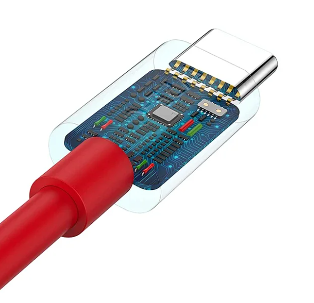 Кабель Data Cable UltraDART / SuperVOOC/Warp/150W/240W/10A 1m Type-C на Type-C/USB-C (OEM) (017260) (red) - зображення 2