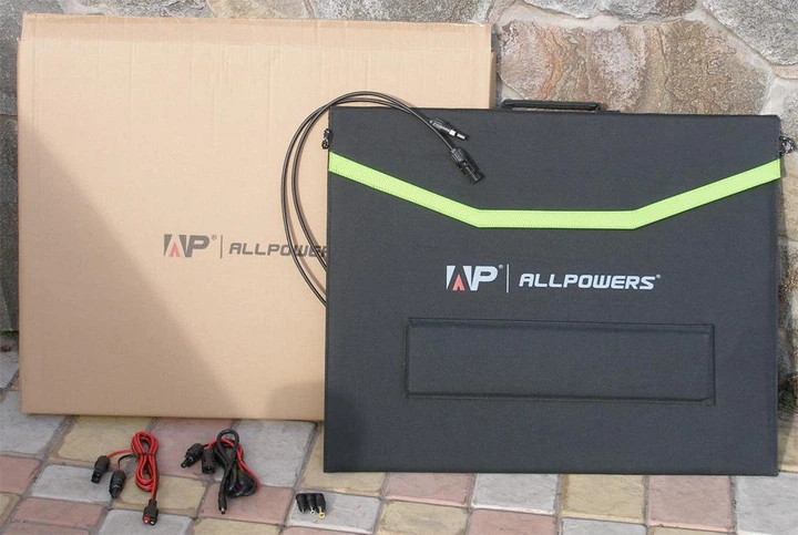 Портативная солнечная панель ALLPOWERS 100W 18V AP-SP-027 – фото