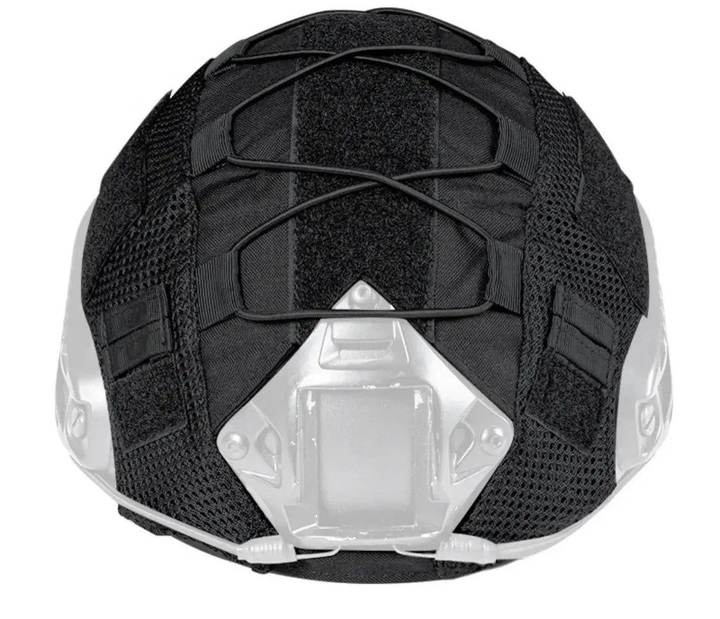 Кавер на шлем FAST нашлемний фаст чехол на каску черный - изображение 2
