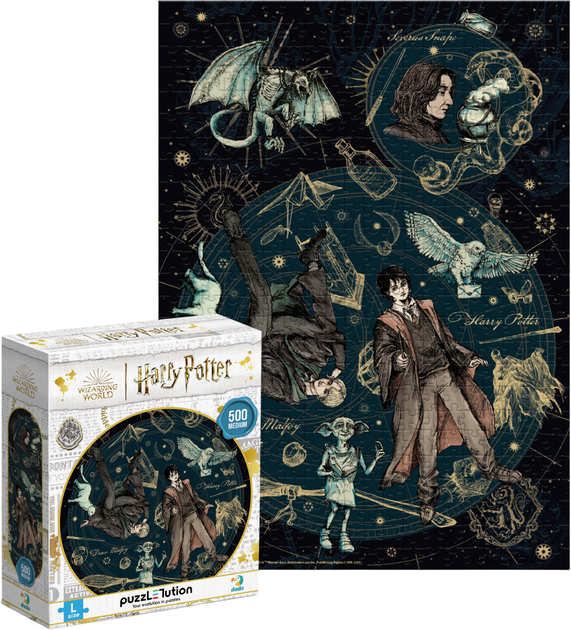 Пазл DoDo Medium-L Harry Potter. Преданный. Легенда. Гордый 500 элементов (4823115908803) - Фото 2 Пазл DoDo Medium-L Harry Potter. Преданный. Легенда. Гордый 500 элементов (4823115908803) - изображение 2