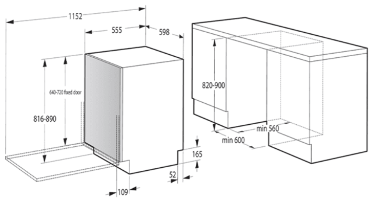 Zmywarka do zabudowy Gorenje GV643D60 - obraz 13