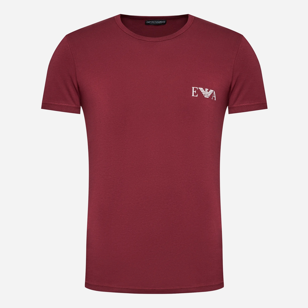 Zestaw koszulek męskich Emporio Armani 3F715111670-57336 L 2 szt Niebieski/Bordowy (8056787660779) - obraz 6