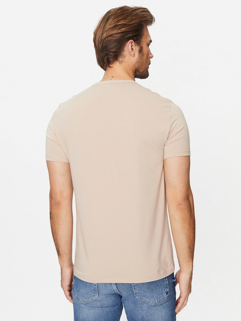 Zestaw koszulek męskich Emporio Armani 3F717111849-11350 L 2 szt Niebieski/Beżowy (8057767239602) - obraz 3