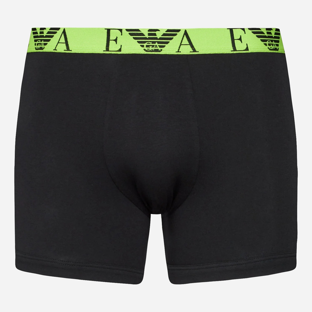 Zestaw majtek męskich typu bokserki bawełnianych Emporio Armani 3F715111473-73320 S 3 szt Czarny (8057767238551) - obraz 4