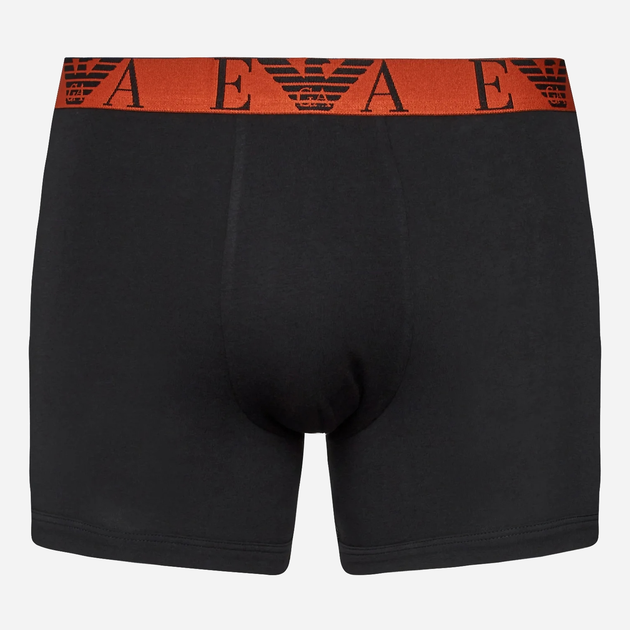 Zestaw majtek męskich typu bokserki bawełnianych Emporio Armani 3F715111473-73320 S 3 szt Czarny (8057767238551) - obraz 6