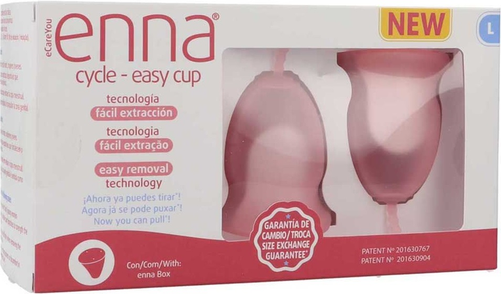 Менструальна чаша Enna Cycle Size L 2 шт (8436598240511) - зображення 1