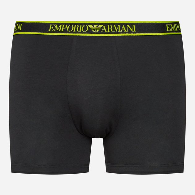 Zestaw majtek męskich typu bokserki bawełnianych Emporio Armani 3F717111473-29821 S 3 szt Czarny (8056787660380) - obraz 6