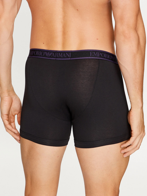 Zestaw majtek męskich typu bokserki bawełnianych Emporio Armani 3F717111473-29821 XL 3 szt Czarny (8056787660397) - obraz 3