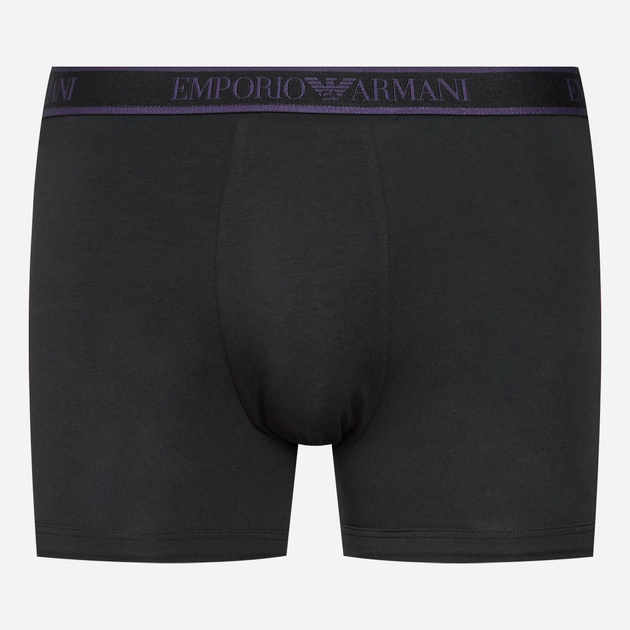 Zestaw majtek męskich typu bokserki bawełnianych Emporio Armani 3F717111473-29821 2XL 3 szt Czarny (8056787660403) - obraz 4