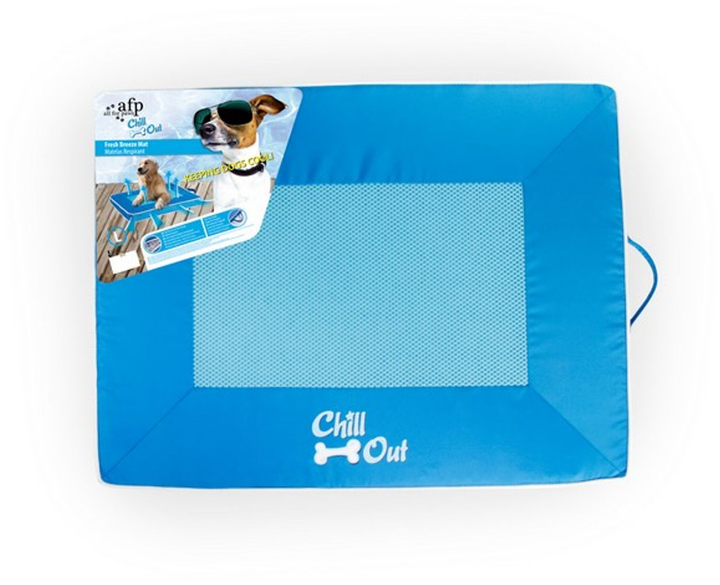 Охолоджуючий лежак для собак All For Paws Cooling Bed S 50 x 36 x 6 см Blue (0847922082062) - зображення 1