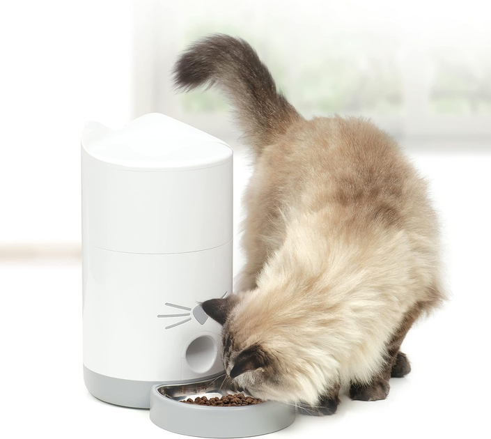Dozownik karmy dla kotów Catit Pixi Smart Feeder White (0022517437520) - obraz 3
