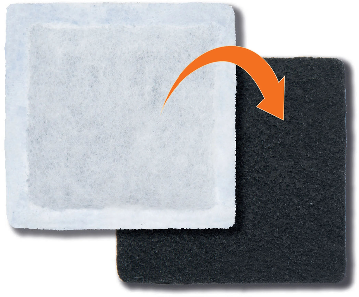 Набір фільтрів Catit Triple Action Filter Pad Flower Fountain 1.5 л White 3 шт (0022517440056) - зображення 3