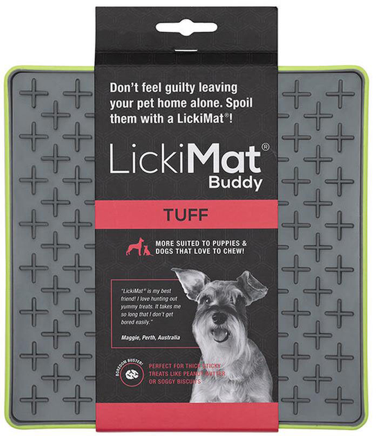 Mata na smakołyki dla psów LickiMat Dog lick mat Buddy Tuff 20 cm Green (9349785000623) - obraz 1