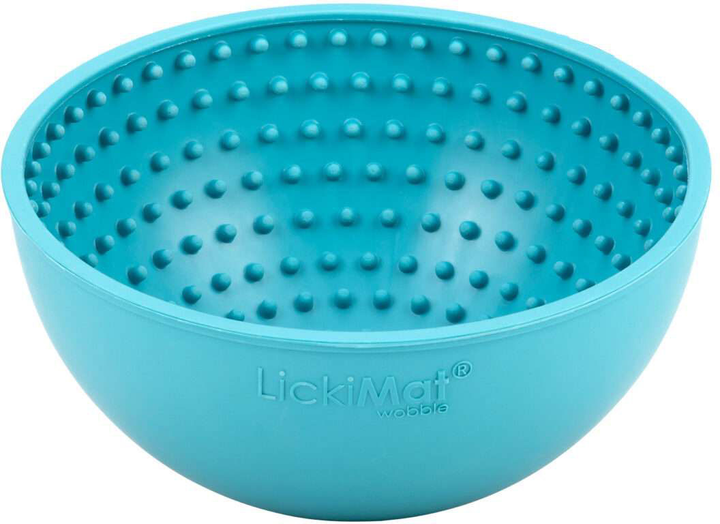 Miska dla psów LickiMat Dog Bowl Wobble 17 x 17 x 8 cm Light Blue (9349785000760) - obraz 1