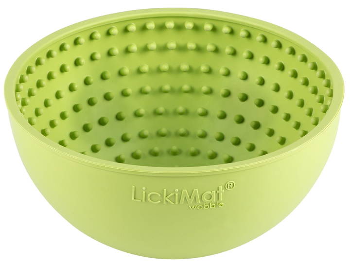 Miska dla psów LickiMat Dog Bowl Wobble 17 x 17 x 8 cm Green (9349785000364) - obraz 1