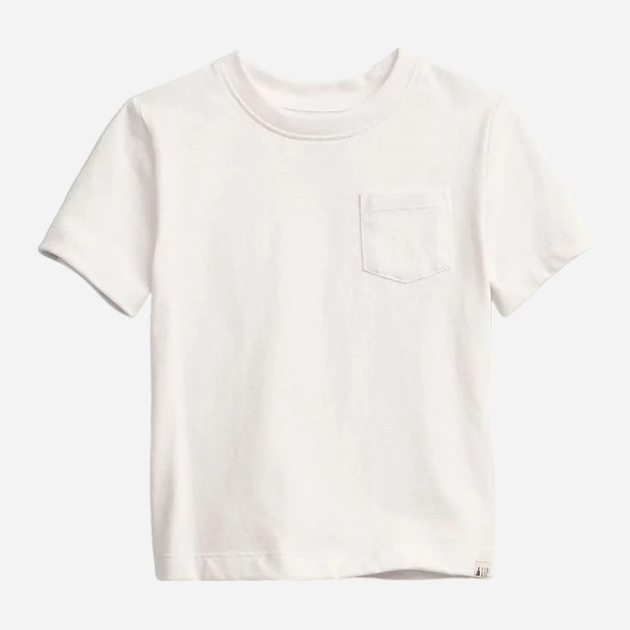 Дитяча футболка для хлопчика GAP 669948-07 99-107 см Біла (1200055510335/500061971016) - зображення 1