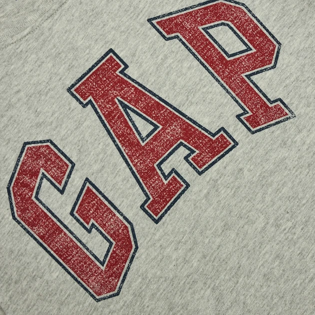 Підліткова футболка для хлопчика GAP 473269-01 153-160 см Сіра (1200040950771) - зображення 3