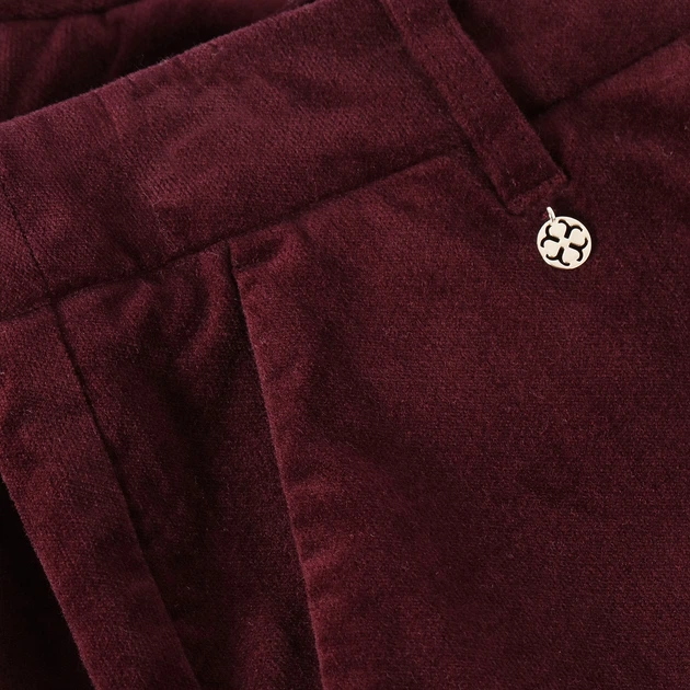 Spodnie damskie Tatuum Welma T2222.140 34 Bordowe (5900142186103) - obraz 5