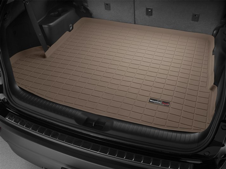 Акція на Килимок автомобільний в багажник WeatherTech 3D лайнери Toyota Highlander 2014 - 2019 Бежевий від Rozetka