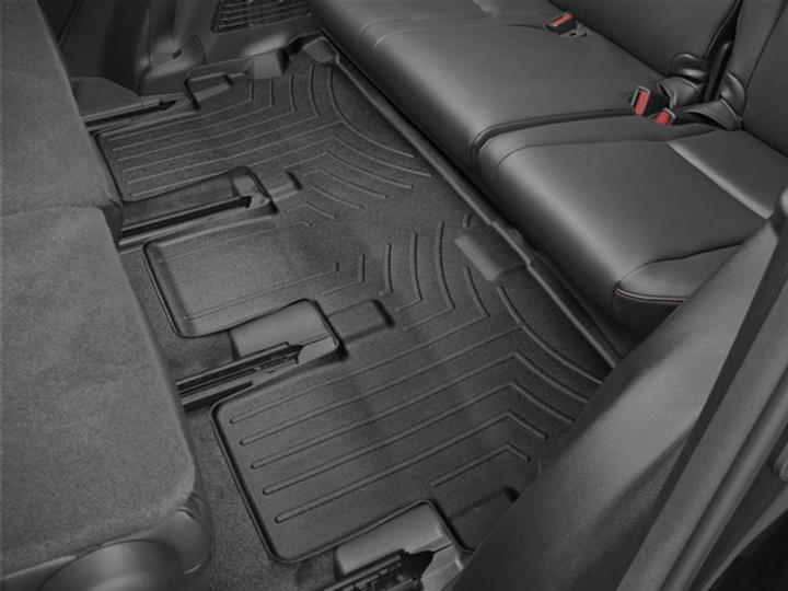 Акція на Килимок автомобільний третій ряд WeatherTech 3D лайнери Toyota Highlander 2014 - 2019 Чорний від Rozetka