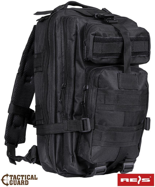 Рюкзак тактический Reis TACTICAL GUARD TG-BACKPACK black 28 L - изображение 2