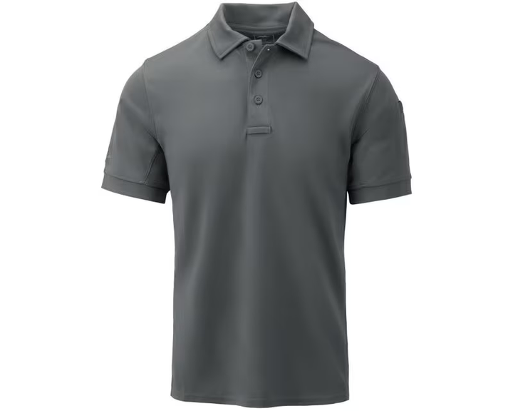 Футболка тактична Helikon-Tex Поло 2XL Сіра UTL POLO SHIRT - TOPCOOL (PD-UTL-TC-35-B07-XXL) - зображення 2