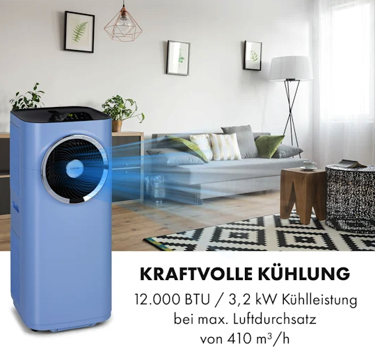Напольный кондиционер Klarstein Kraftwerk Smart 12K, 3-в-1, 1308 Вт. - Фото 7 Напольный кондиционер Klarstein Kraftwerk Smart 12K, 3-в-1, 1308 Вт. - изображение 7