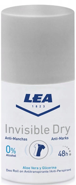 Dezodorant Lea Men Invisible 50 ml (8410737004875) - obraz 1