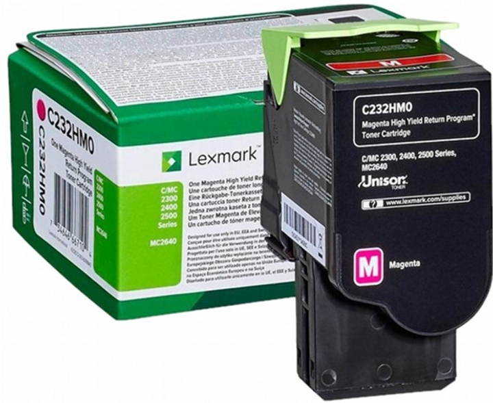 Toner Lexmark C/MC2425/2535/MC2640 Magenta (C232HM0) - obraz 1