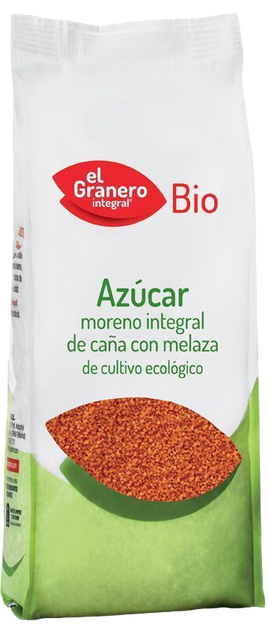 Тростинний цукор El Granero Integral Azucar Moreno Integral De Cana Con Melaza Bio 1 кг (8422584010442) - зображення 1