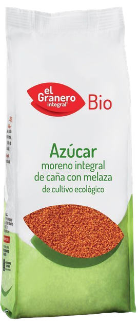 Cukier trzcinowy El Granero Integral Azucar Moreno Integral De Cana Con Melaza Bio 1 kg (8422584010442) - obraz 1